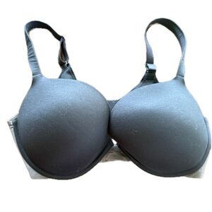 Spanx Pillow Cup Lightly Lined Full Coverage Black Bra Size 36D Black Womens Bra